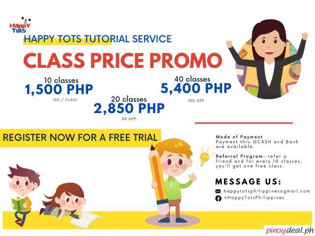 Online Tutoring Class with Happy Tots