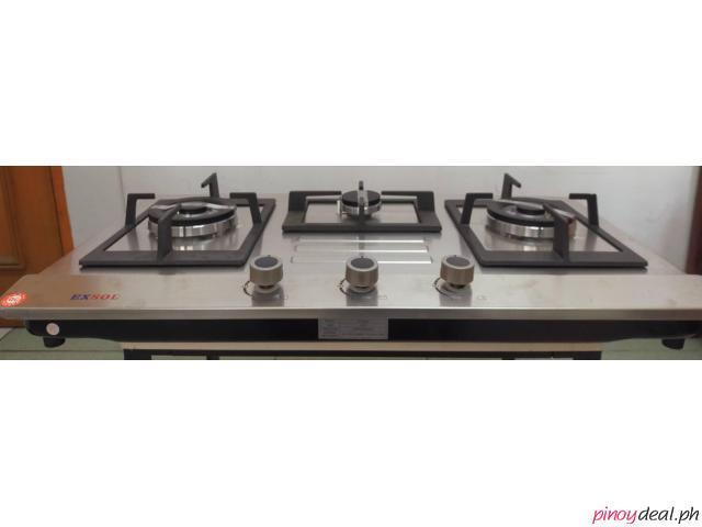 ExSol Built In Gas Hob; 3 Burner (EX-9023) - Philippines Buy and Sell ...
