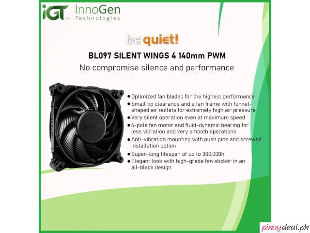 BE QUIET COOLING FAN - BL097 SILENT WINGS 4 140MM PWM