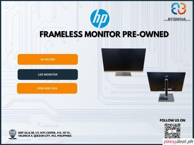 FRAMELESS MONITOR PRE OWNED