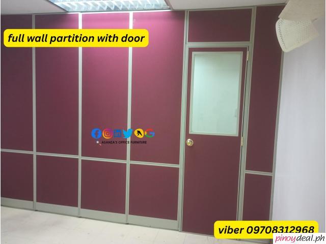 FLOOR TO CEILING OFFICE PARTITION