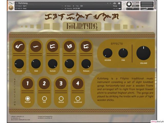 Kulintang Kontakt Library