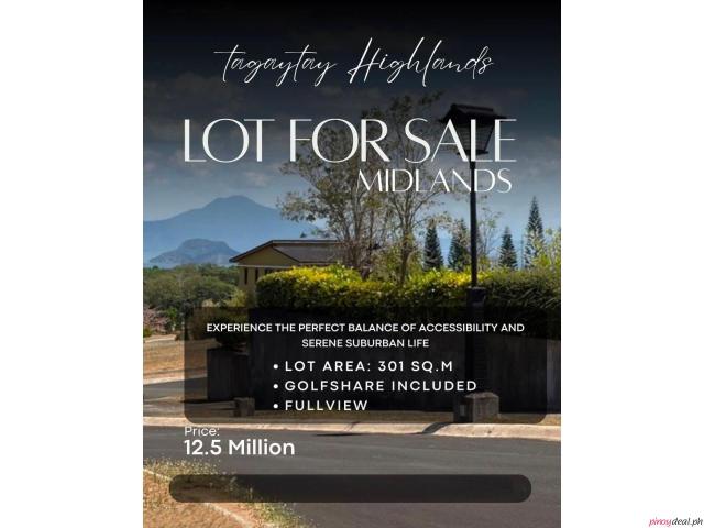 Tagaytay Lot For Sale