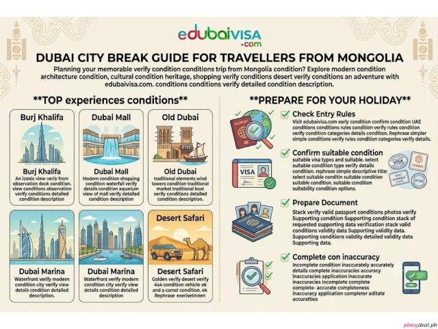 Dubai City Break Guide for Travellers from Mongolia