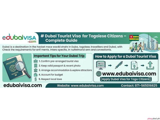 Dubai Tourist Visa for Togolese Citizens – Complete Guide