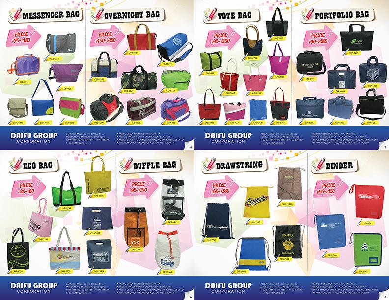 Promotional, Manufacture, Corporate Giveaways bags Manila Philippines
