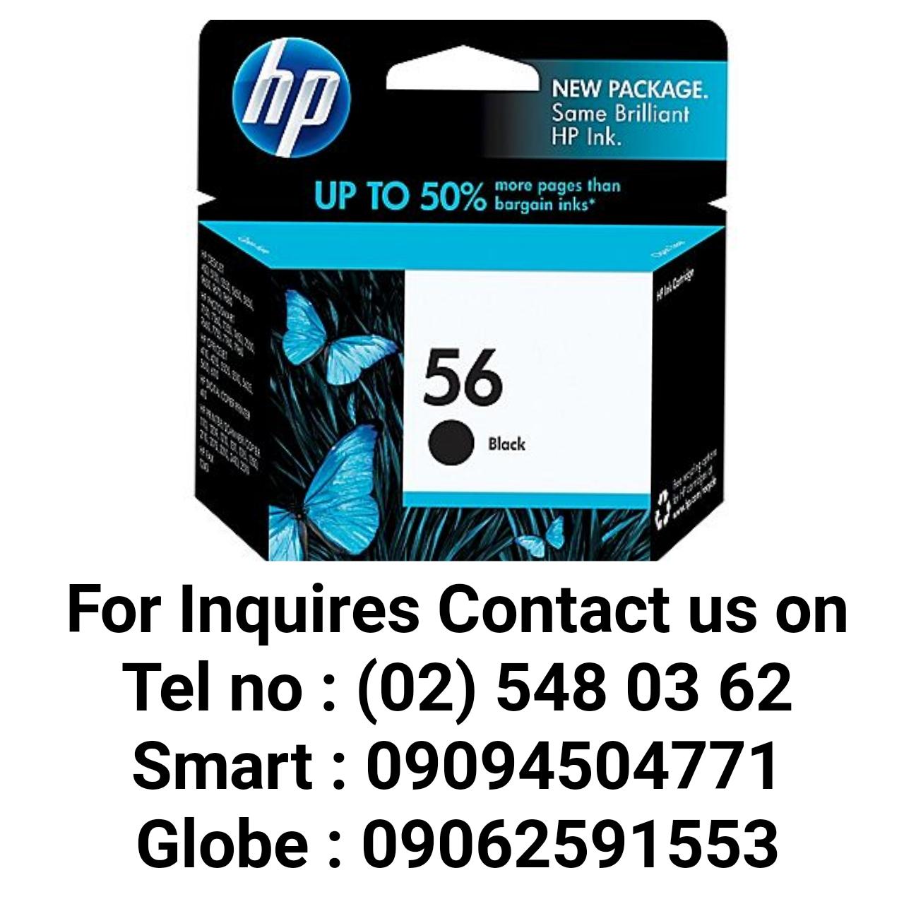 Genuine HP 56 (Black) & 57 (Tri-Color) Ink Cartridges - 2-Pack, Unboxed With Seals Intact - C6656A & C6657A