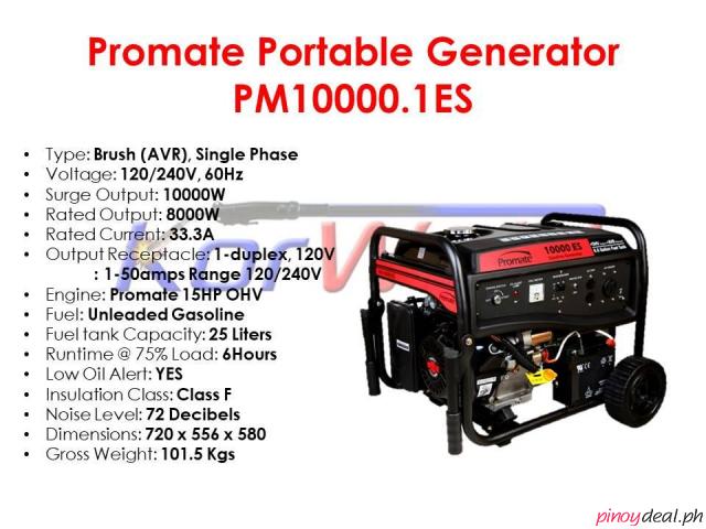 Promate Portable Generator PM10000.1ES - Manila - Philippines Buy and ...